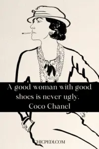 Coco Chanel Shoe Quotes