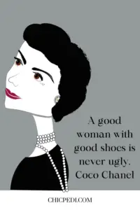 Coco Chanel Shoe Quotes