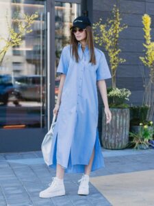 The Best Sneakers To Wear With Long Dresses